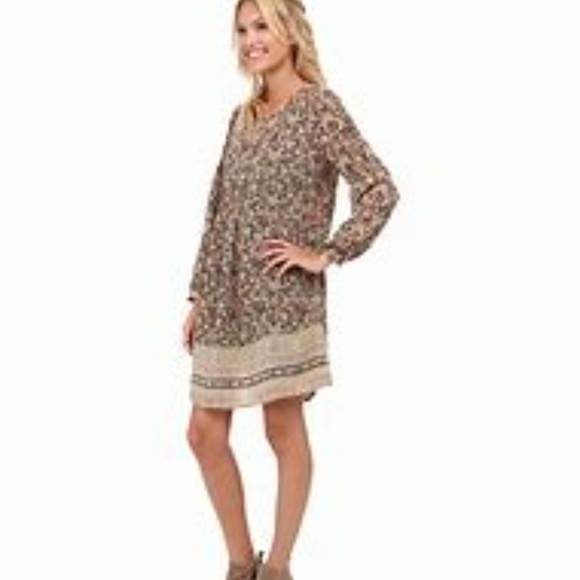 Lucky Brand Floral Border Dress NWT XS - Picture 4 of 7